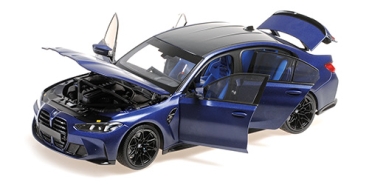 110020220 BMW M3 – 2024 – MATT BLUE METALLIC 1:18